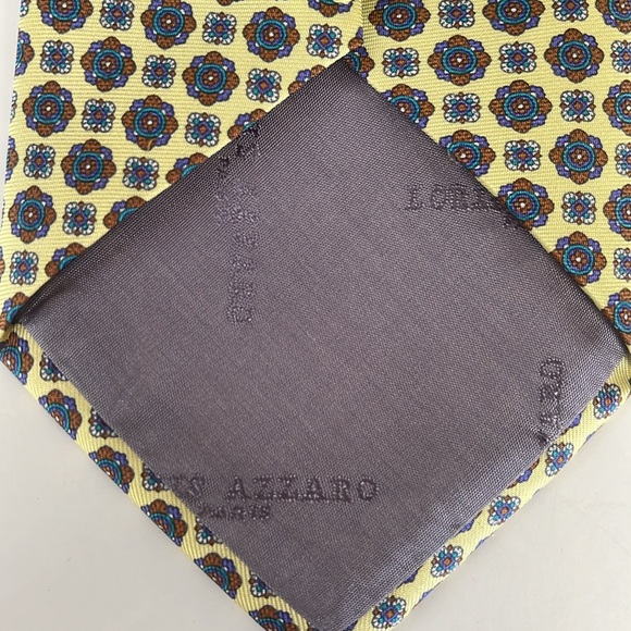 Loris Azzaro Paris Made in France 100% Silk Tie - Picture 4 of 6
